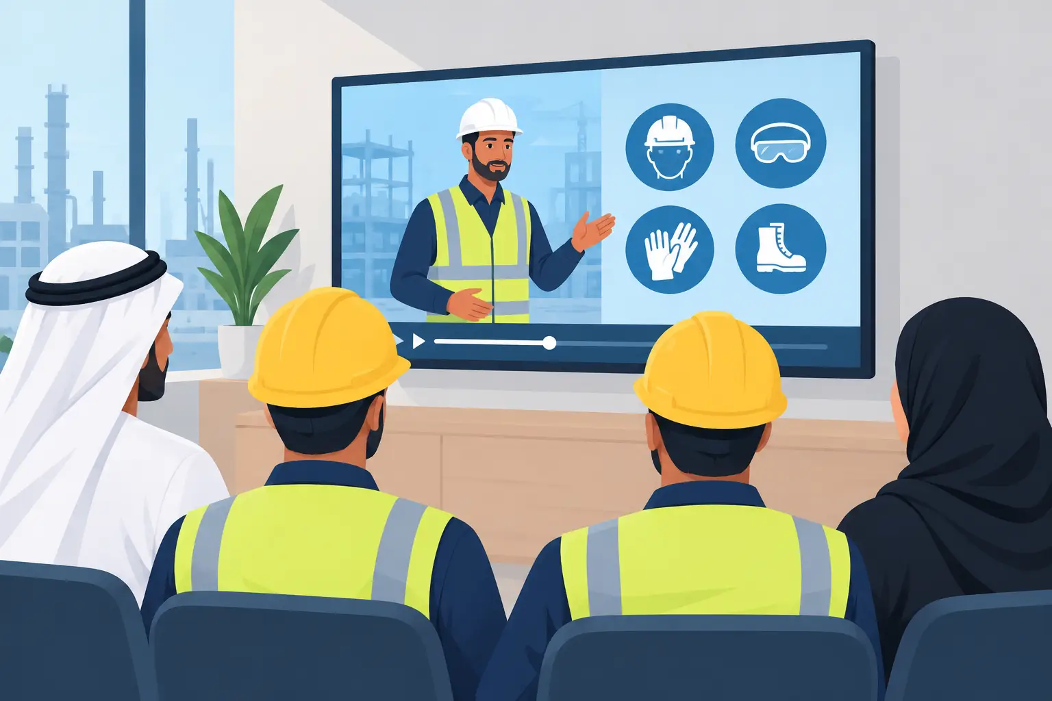 Arabic Workplace Safety Videos Workers Understand