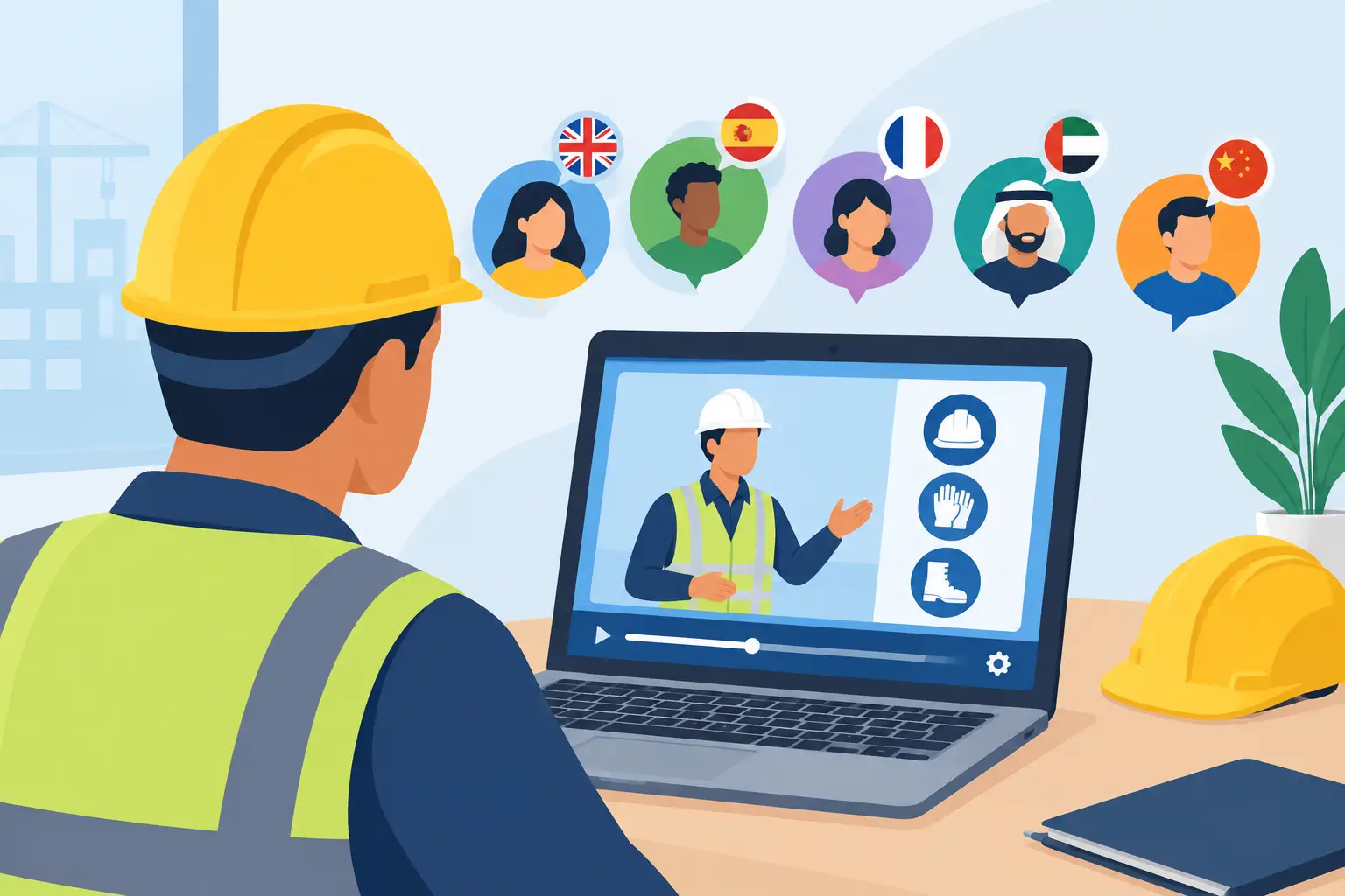 Multilingual HSE Training Videos Workers Understand