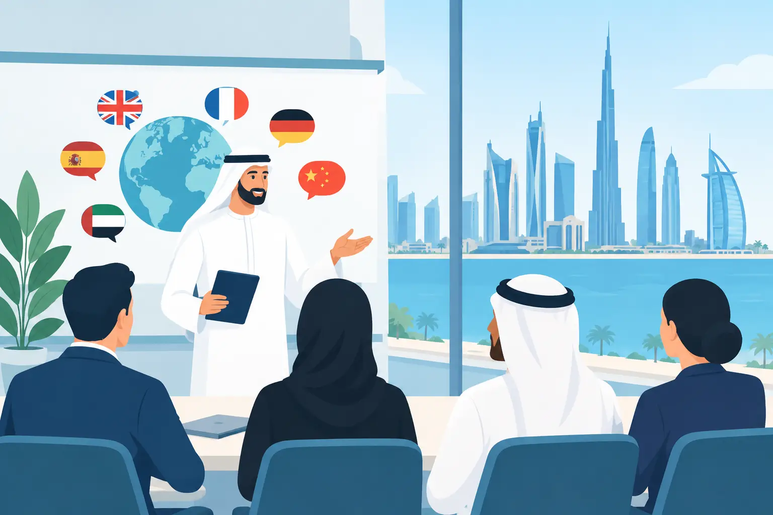 Best Languages for Workforce Training in the Gulf